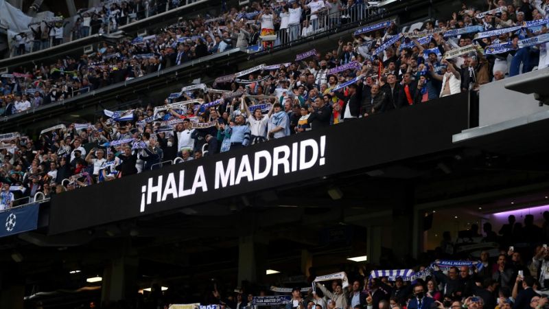 Hala Madrid thể hiện tinh thần chiến đấu không ngừng nghỉ của Real Madrid 